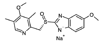 NEXIUM® I.V. (esomeprazole sodium) Structural Formula - Illustration