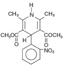 ADALAT® CC (nifedipine) Structural Formula Illustration