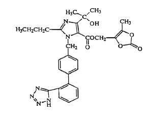 BENICAR (olmesartan medoxomil) Structural Formula Illustration
